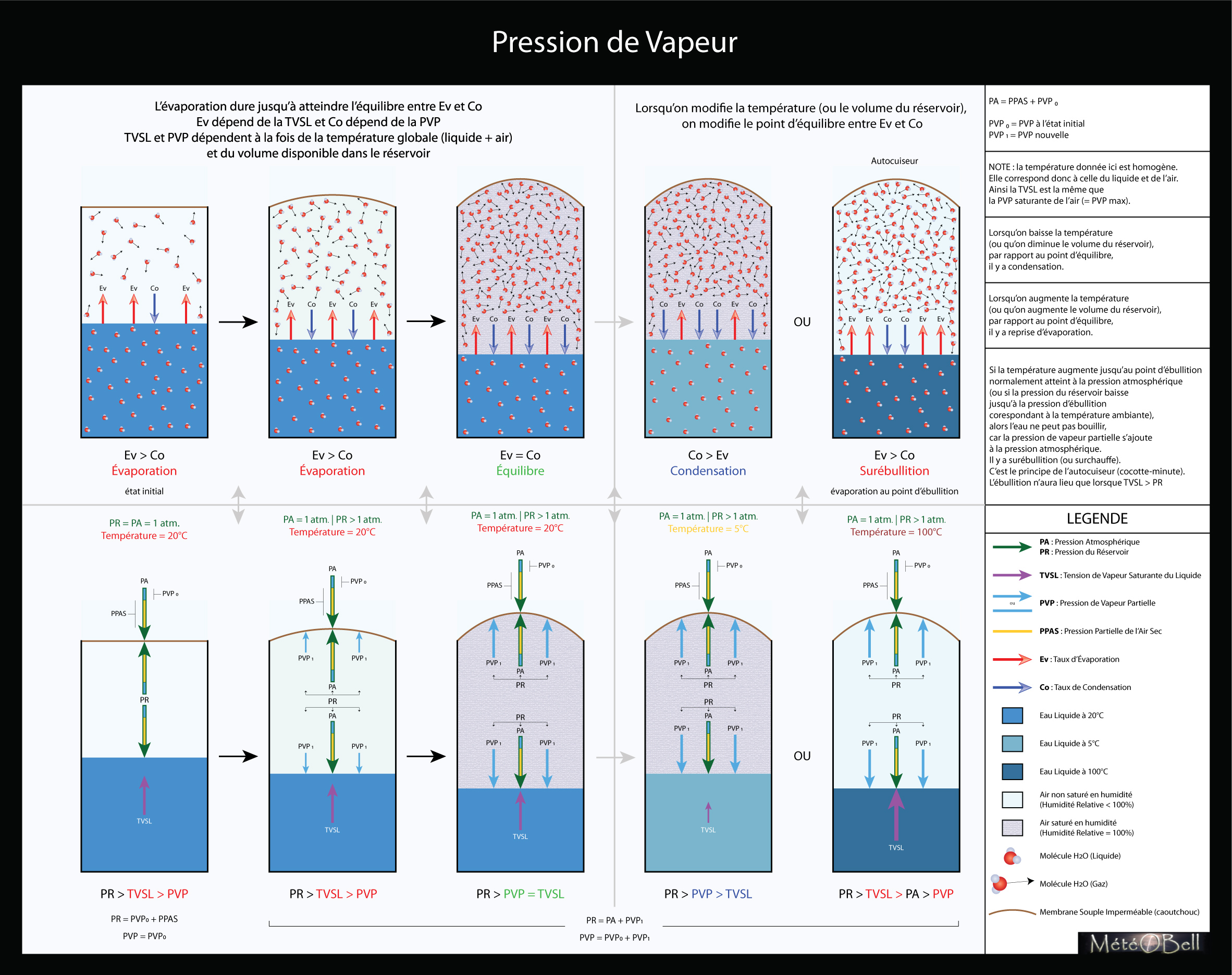 pression de vapeur partielle