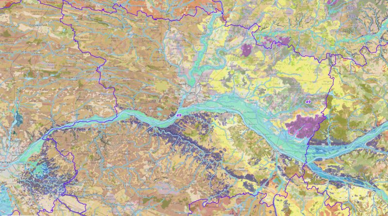 carte paysage anjou