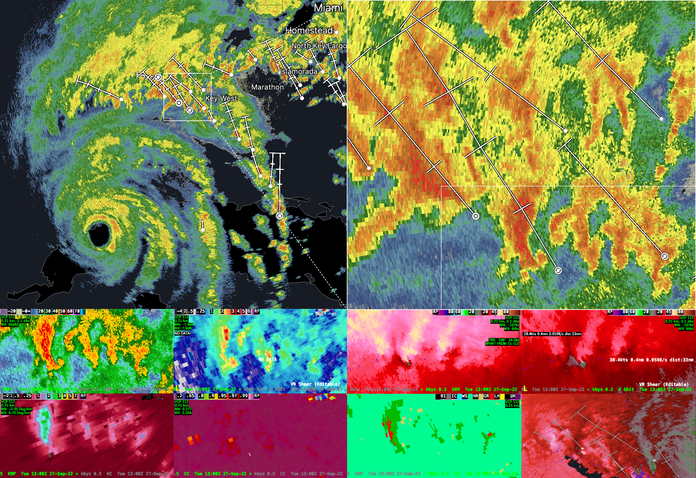 signature radar mini-supercellule tropicale